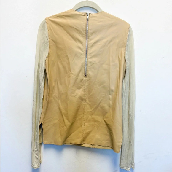 Helmut Lang leather sheer top - Picture 2 of 5